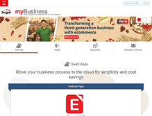 Tablet Screenshot of mybusiness.singtel.com